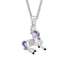 Kinderkette mit Einhorn Anhänger Rosalie 925er Silber