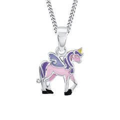 925er Silber Kette Rosie für Kinder mit Einhorn