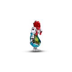 Disney Vaiana Hei Hei Slide-Charm Sterlingsilber
