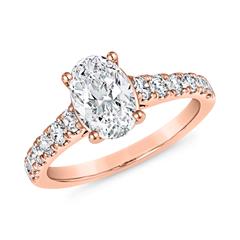 Verlobungsring für Damen aus Roségold