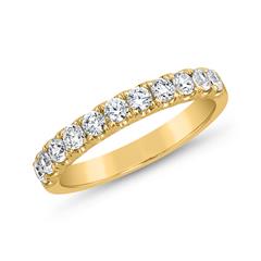 Damen Goldring mit Brillanten