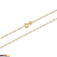 585er Goldkette: Singapurkette Gold 45cm