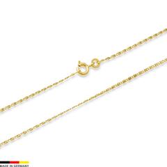 585er Goldkette: S-Panzerkette Gold 45cm