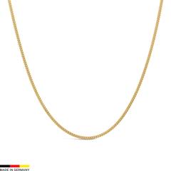 Flach-Panzerkette aus 585er Gold, 1,7 mm Stärke