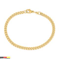 Panzerarmband aus 14 Karat Gold, 4,1 mm breit