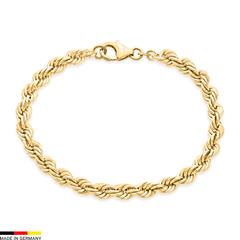 Kordelarmband aus 14 Karat Gold in 5,4 mm Stärke
