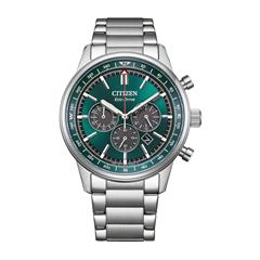 Armbanduhr für Herren mit Eco-Drive aus Edelstahl