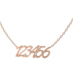 Personalisierte Kette Numbers