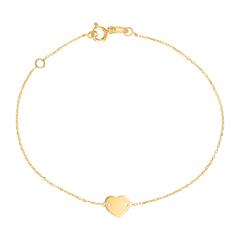 Gravur Armband Herz für Damen aus 9-karätigem Gold