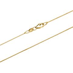 Filigrane Panzerkette aus 375er Gold