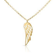 Damenkette Engelsflügel aus 9-karätigem Gold