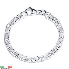 925 Silberarmband: Königsarmband Silber 6mm