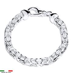 925 Silberarmband: Königsarmband Silber 7,5mm