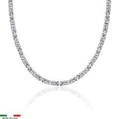 Herren Königskette aus 925er Silber, 4,0 mm