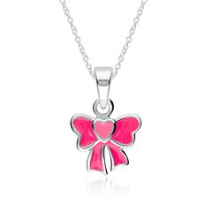 925er Silberkette Schleife für Mädchen