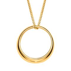 Polierte 333er Gelbgold Taufkette