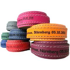 Armband mit Kugelkopfverschluss und Gravur