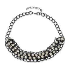 Mehrreihige Statementkette Modeschmuck