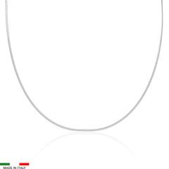 925 Silberkette: Panzerkette Silber 1mm