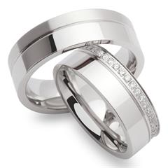 Eheringe Edelstahl Eheringe 7mm Gravur