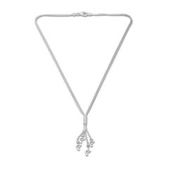 Exklusive Silberkette mit Delfinanhänger