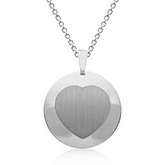 925er Silberkette inkl. Herzanhänger