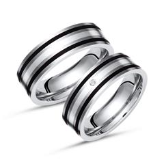 Trauringe Titan Eheringe Brillant Gravur