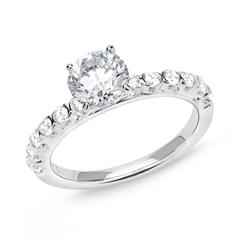 Verlobungsring 925er Silber Zirkonia