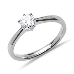 Verlobungsring Diamant 0,50 ct 585er Weißgold