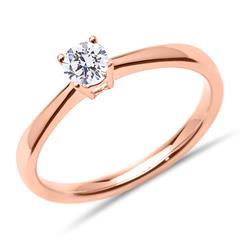750er Roségold Verlobungsring mit lab-grown Diamant