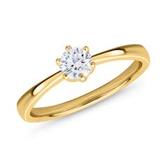 750er Gold Verlobungsring mit Diamant 0,50 ct.