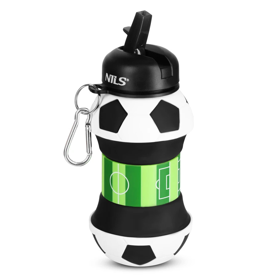 Faltbare Silikonflasche NILS NC4104 Football