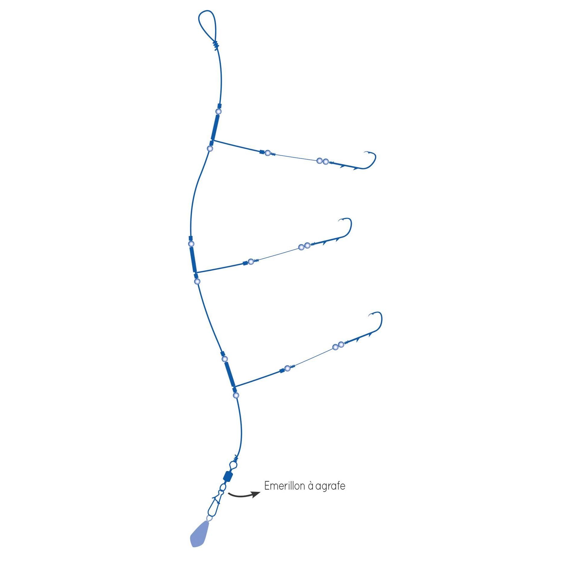 Stahlclips Spirale Ragot 3H 1/0