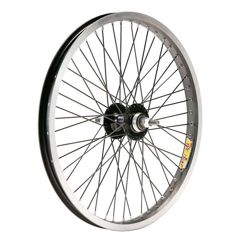 Bmx Hinterrad Nabe Aluminium 48 Speichen Achse 9,5 Gurpil