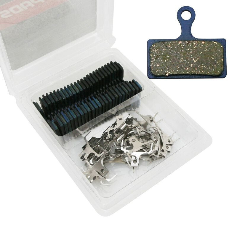 Box von 25 Bremsbelägen Fahrrad Mountainbike Newton Box (25Pr) Shimano Xt M8000-M785 - Xtr M9000-M985 Slx M666-M675 ( (Organic)