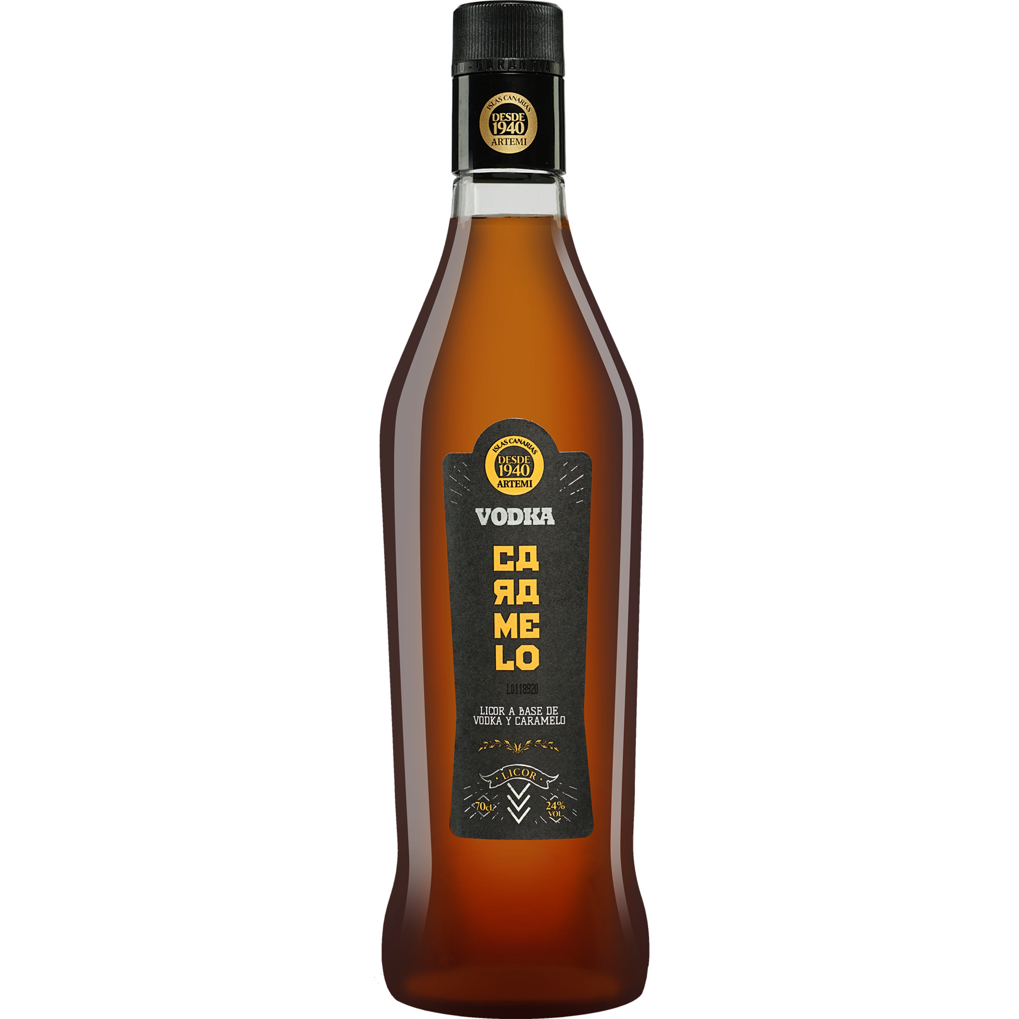 Vodka Caramelo Artemi  0.7L 24% Vol. aus Spanien