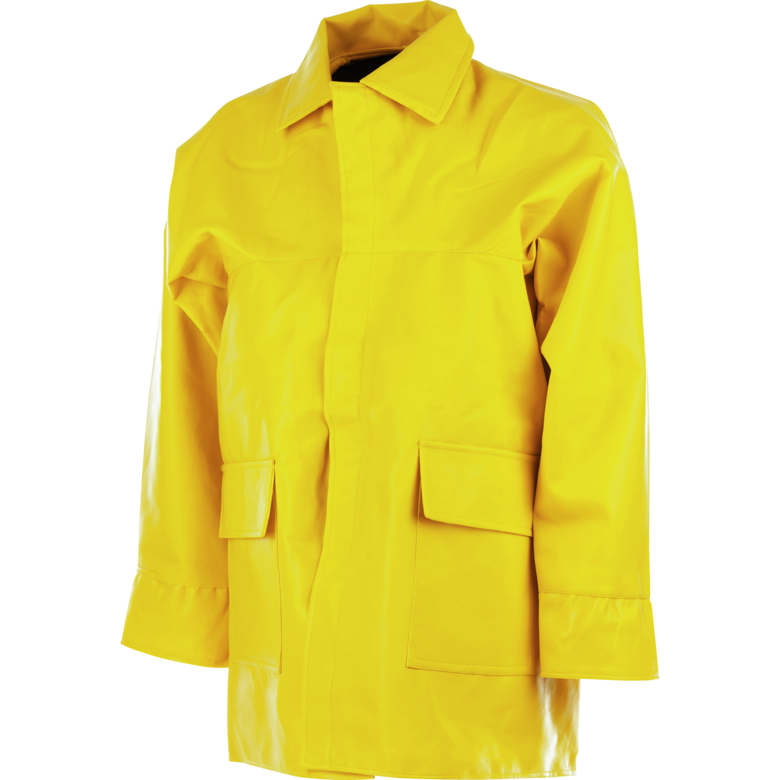 Winter Regenjacke Bau gelb