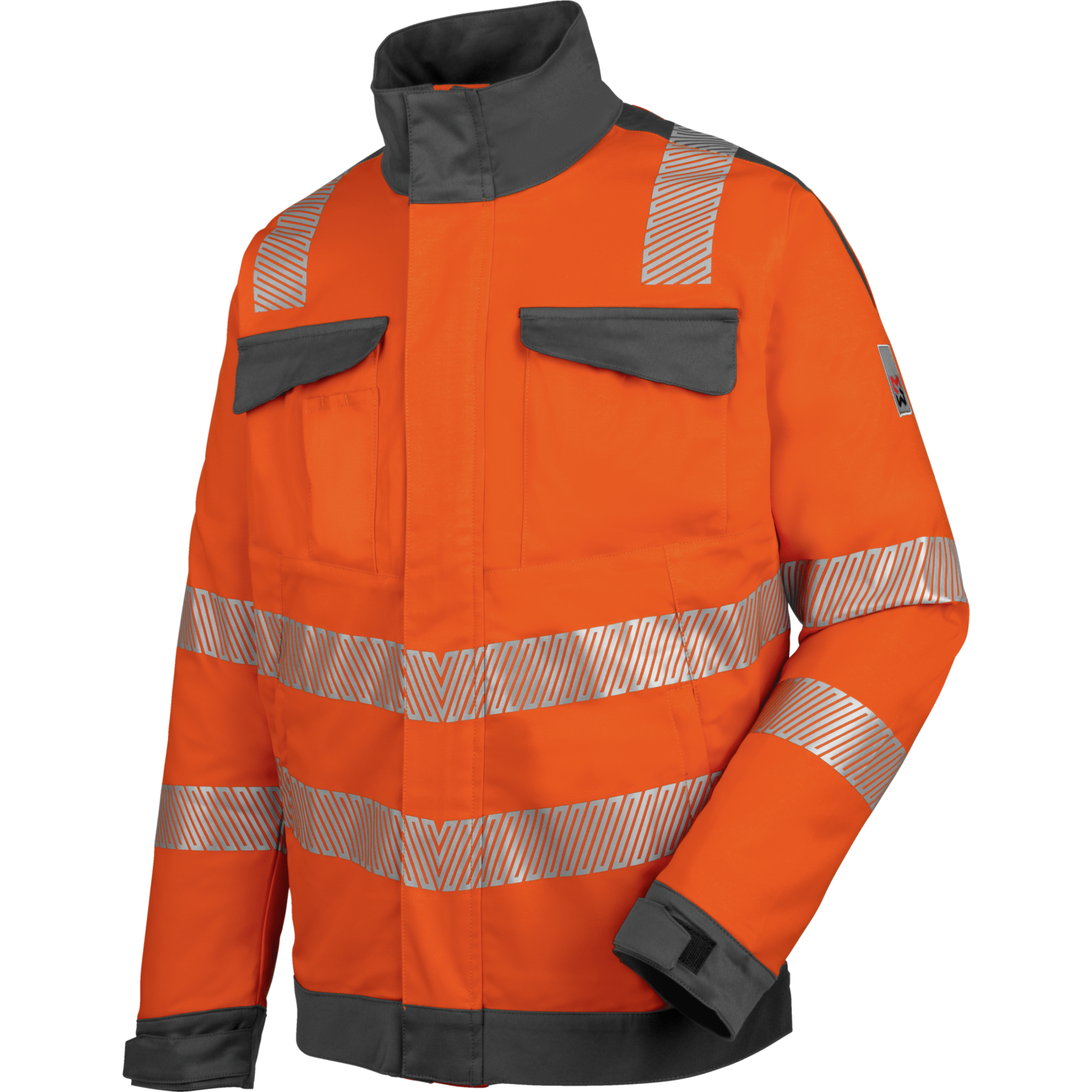 Warnschutz Bundjacke Neon EN 20471 3 orange anthrazit
