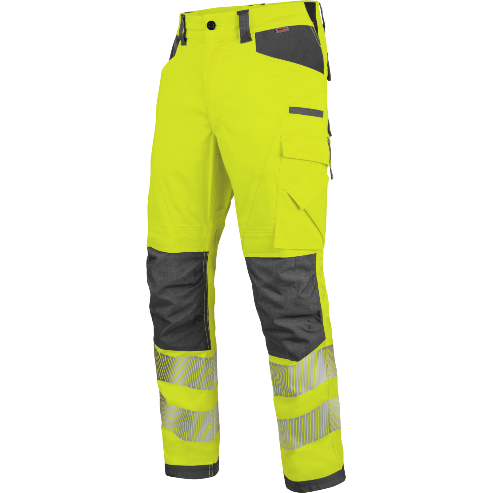 Warnschutz Bundhose Neon EN 20471 2 gelb anthrazit