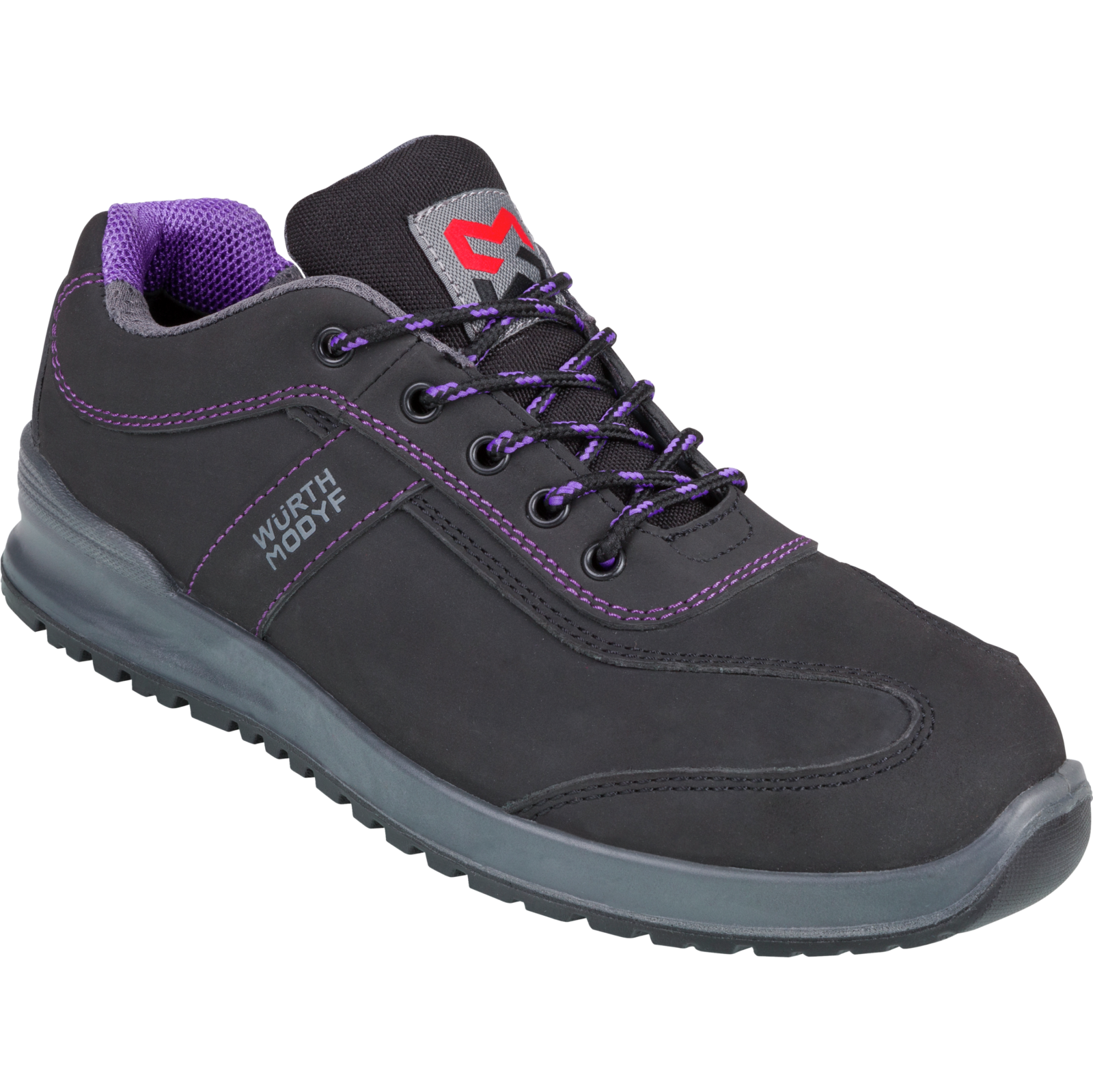 Sicherheitsschuhe Damen S3 SRC Carina schwarz lila