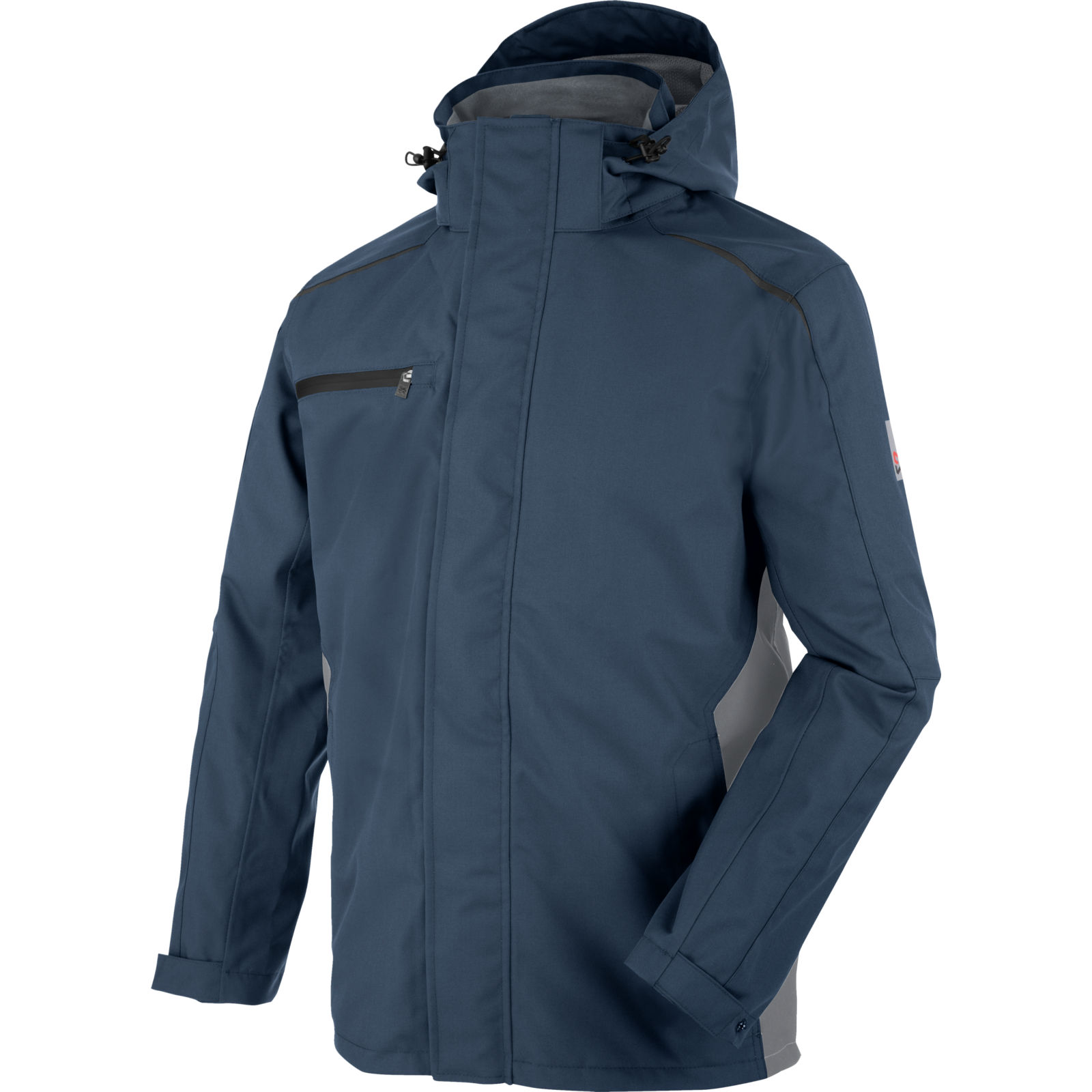 Regenjacke Cetus dunkelblau/grau