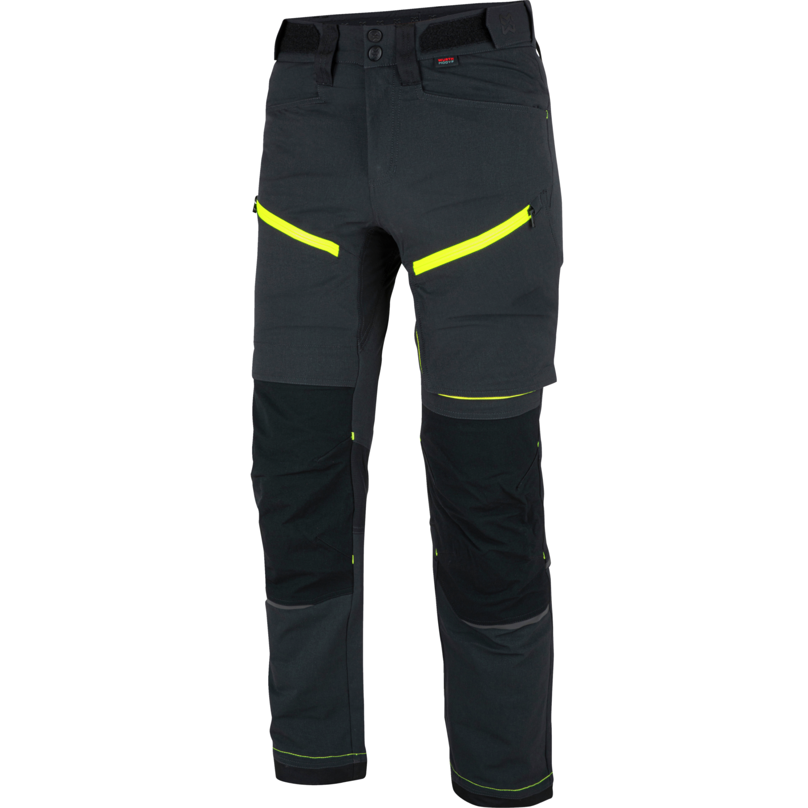 Bundhose Performance anthrazit/gelb