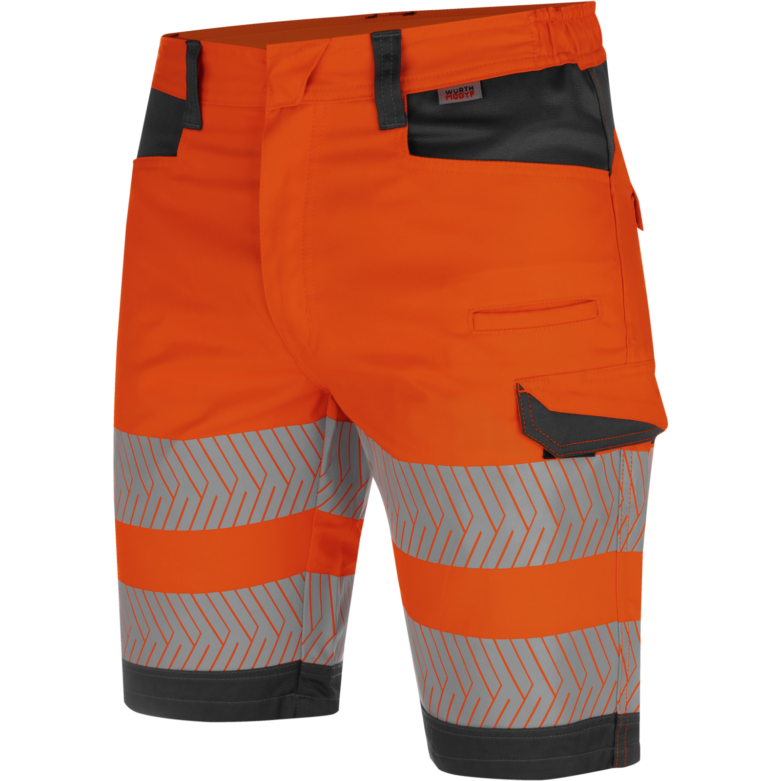 Warnschutz Shorts FLUO EN 20471 1 orange anthrazit