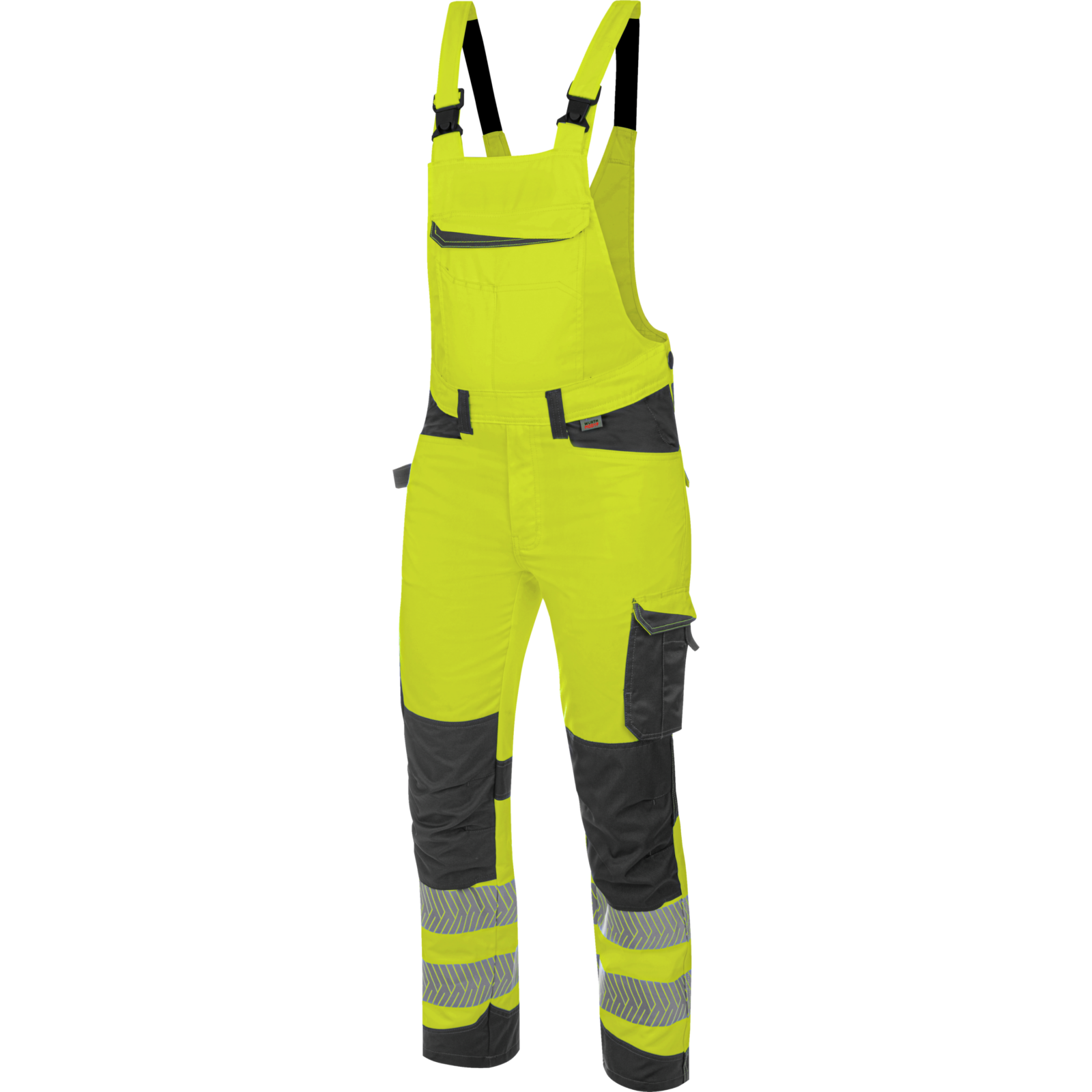 Warnschutz Arbeitslatzhose FLUO EN 20471 gelb anthrazit