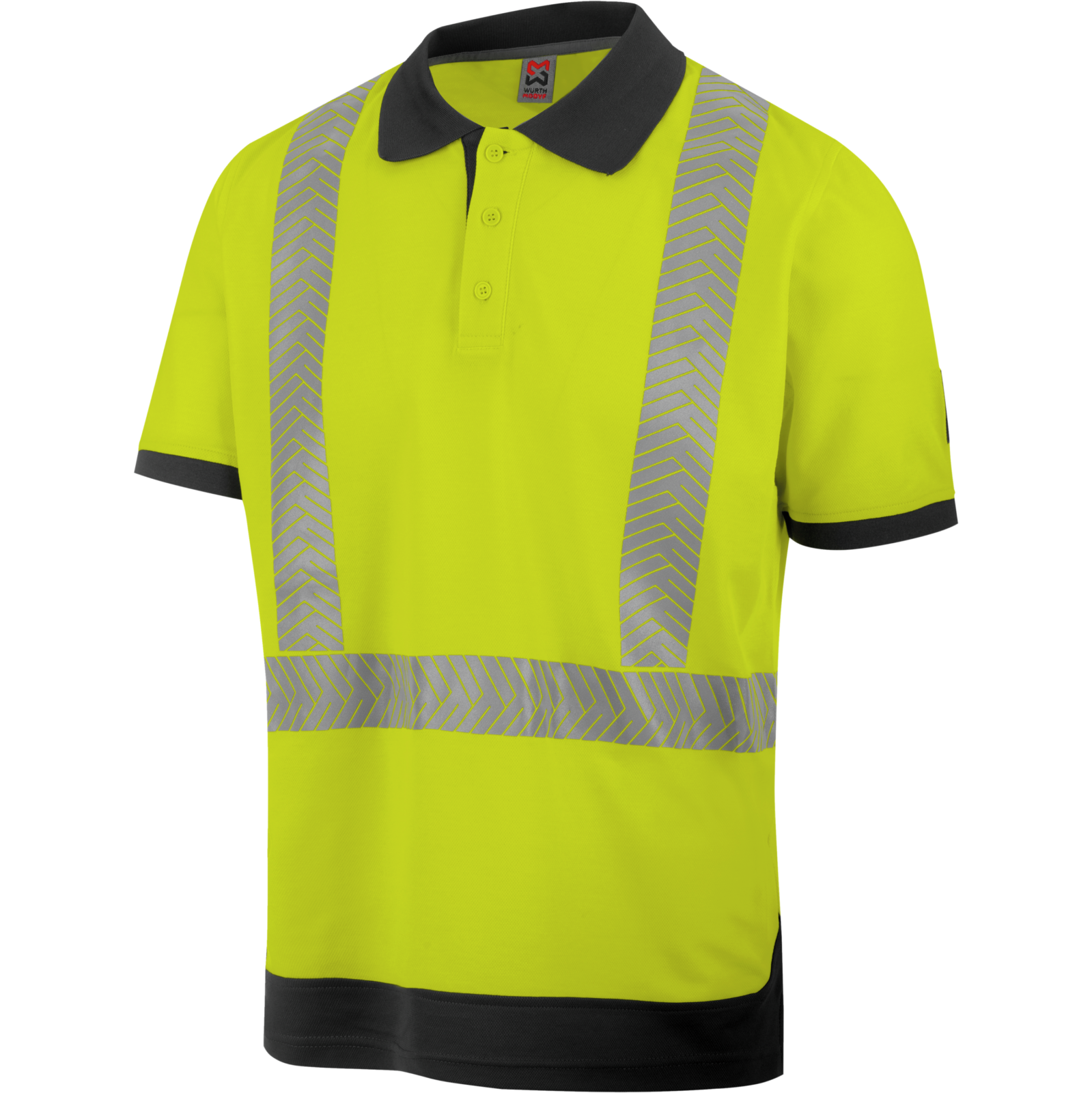 Warnschutz Poloshirt FLUO EN 20471 gelb anthrazit