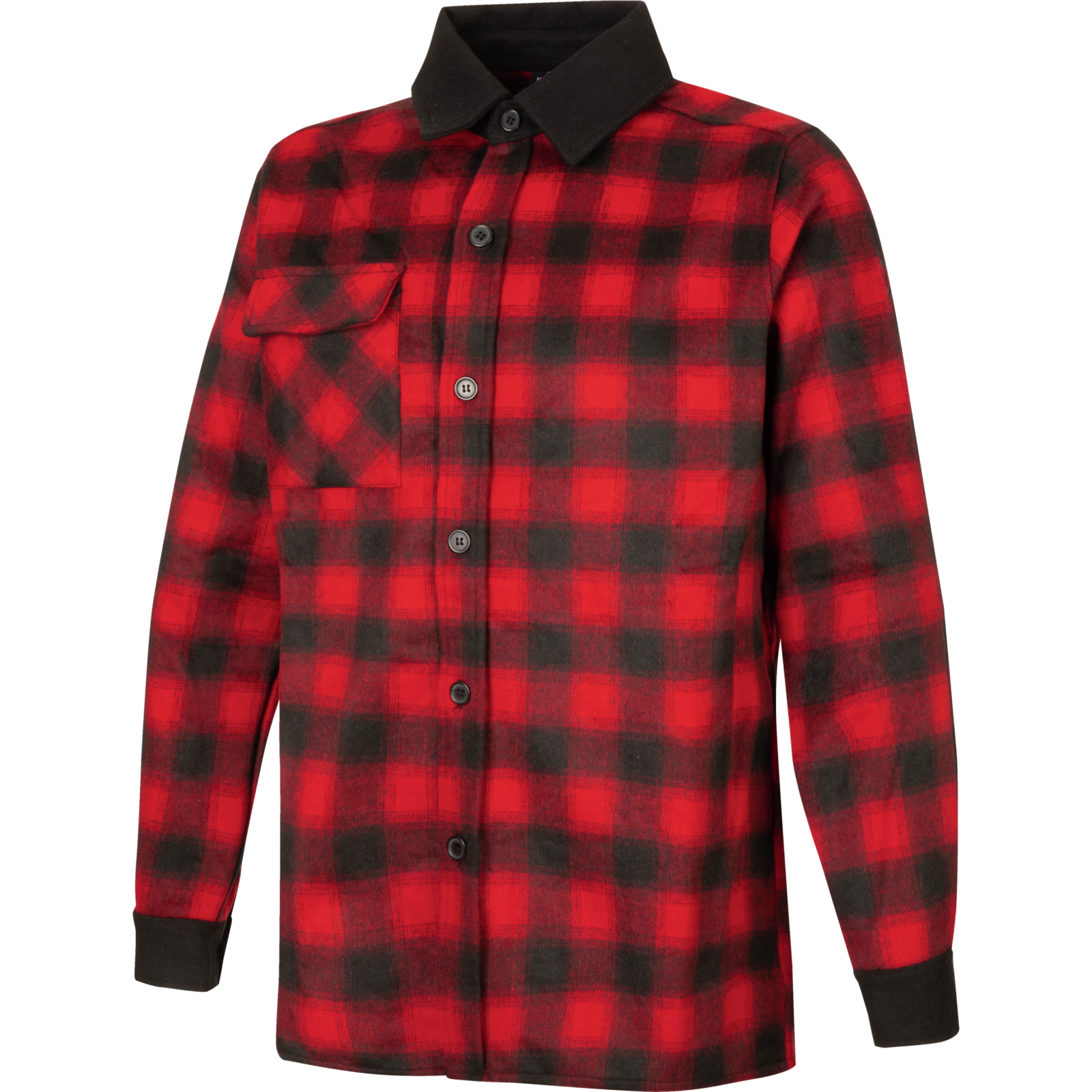 Overshirt Urban schwarz rot