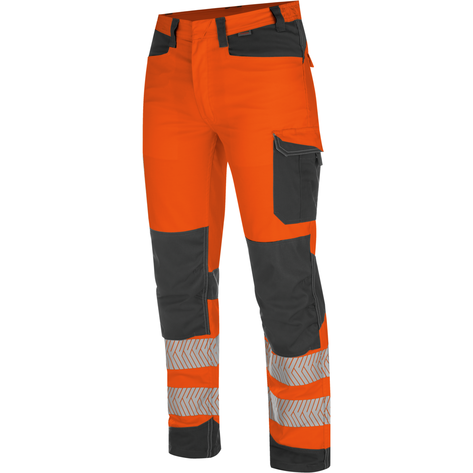 Warnschutz Bundhose FLUO EN 20471 2 orange anthrazit