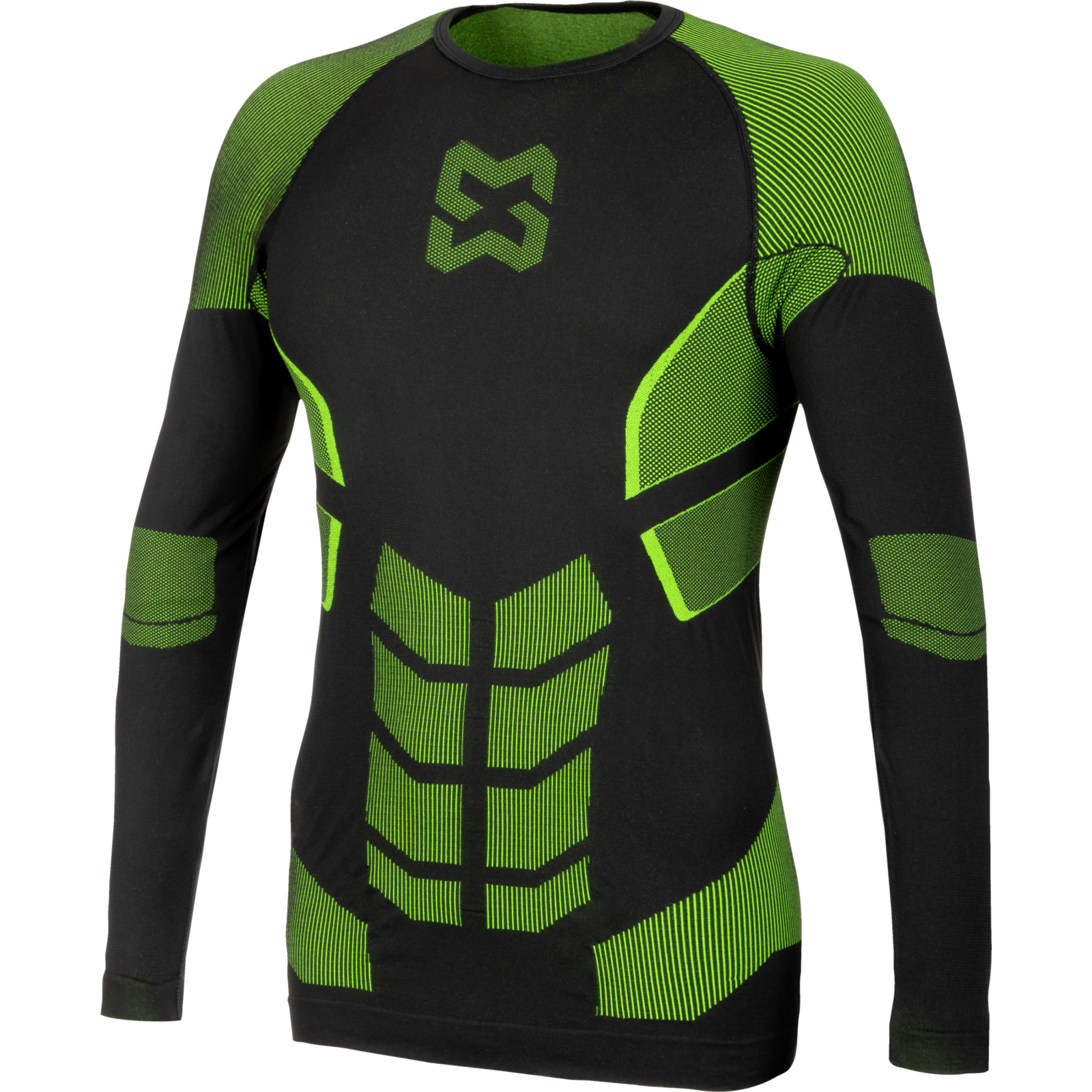 Thermo Unterwäsche Longsleeve Sportive schwarz/grün