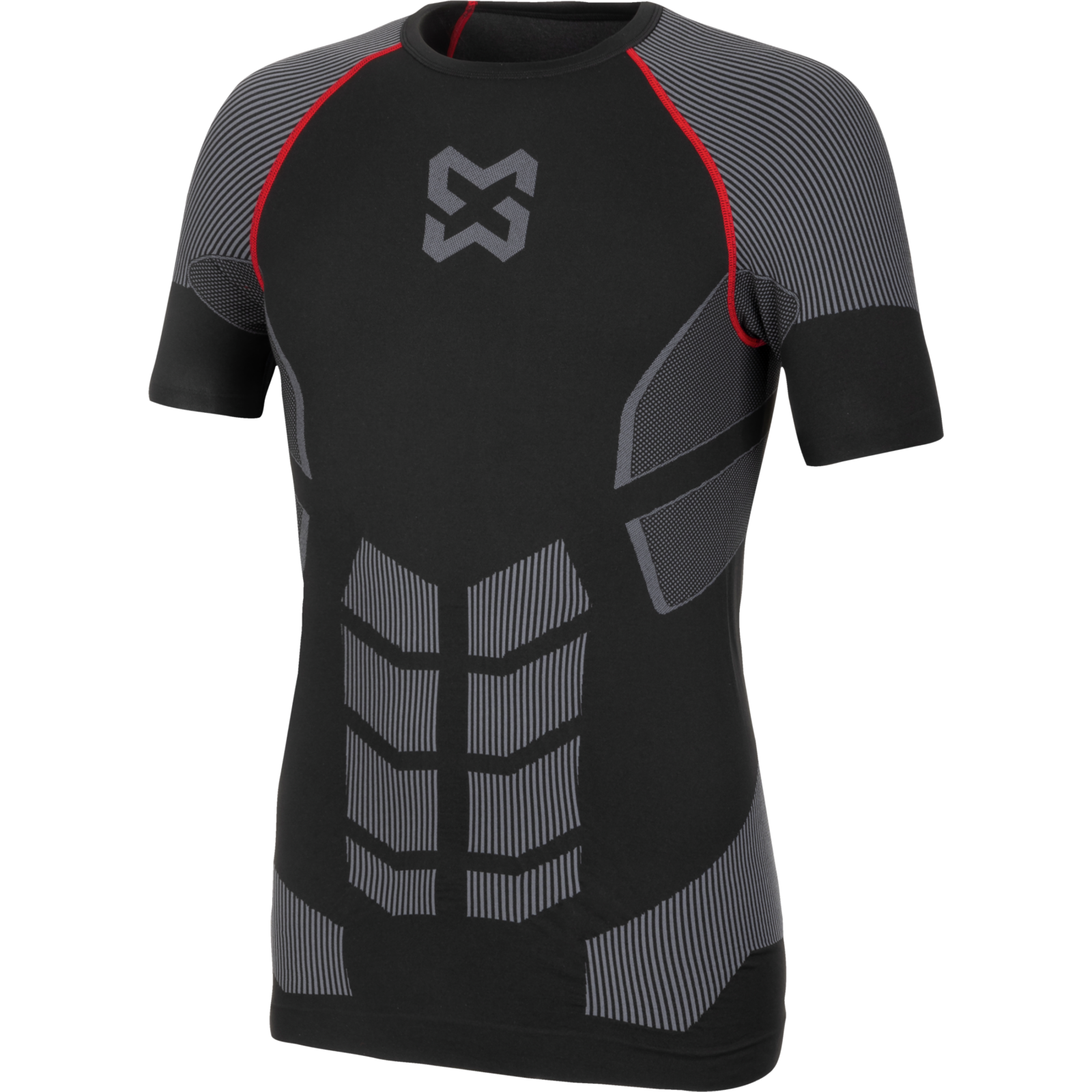 Thermo Unterwäsche T-Shirt Active schwarz grau