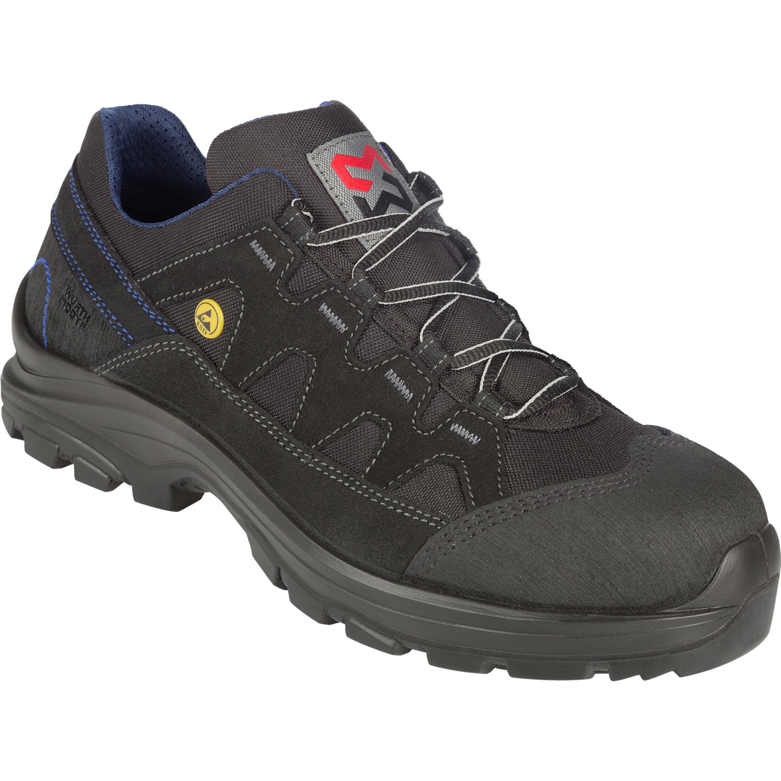 Sicherheitsschuhe S2 ESD SRC Comfort Flexitec schwarz blau